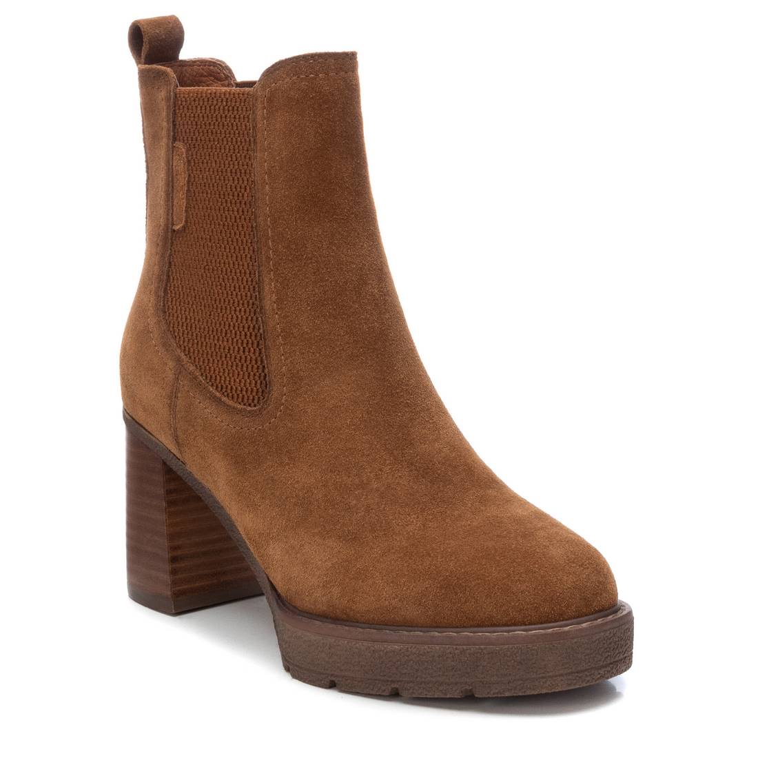 Carmela 16185602 bottine femme marron chelsea serrage
