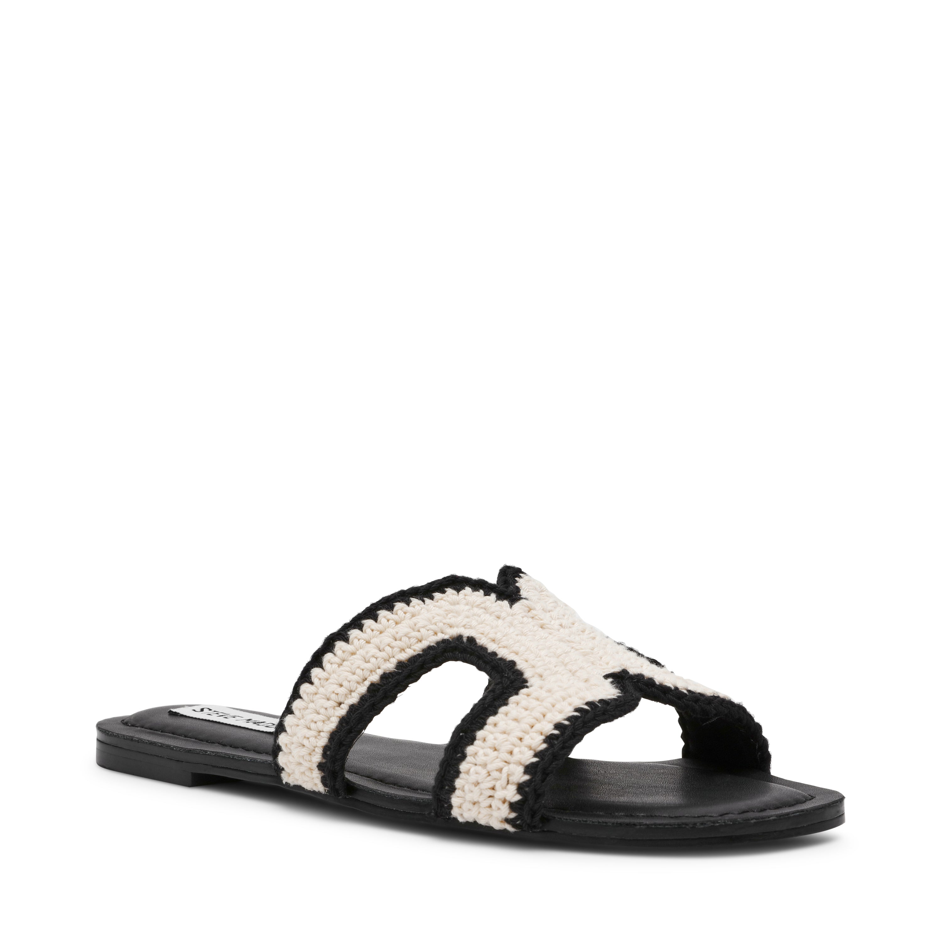 Steve Madden Zarnia-W sandale noir bone textile