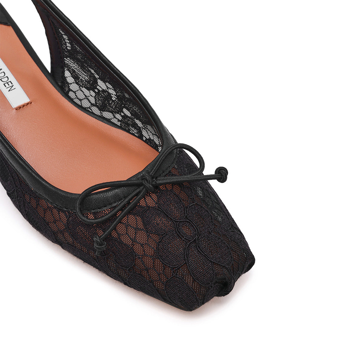 Steve Madden Loved-Lace ballerines noires maille