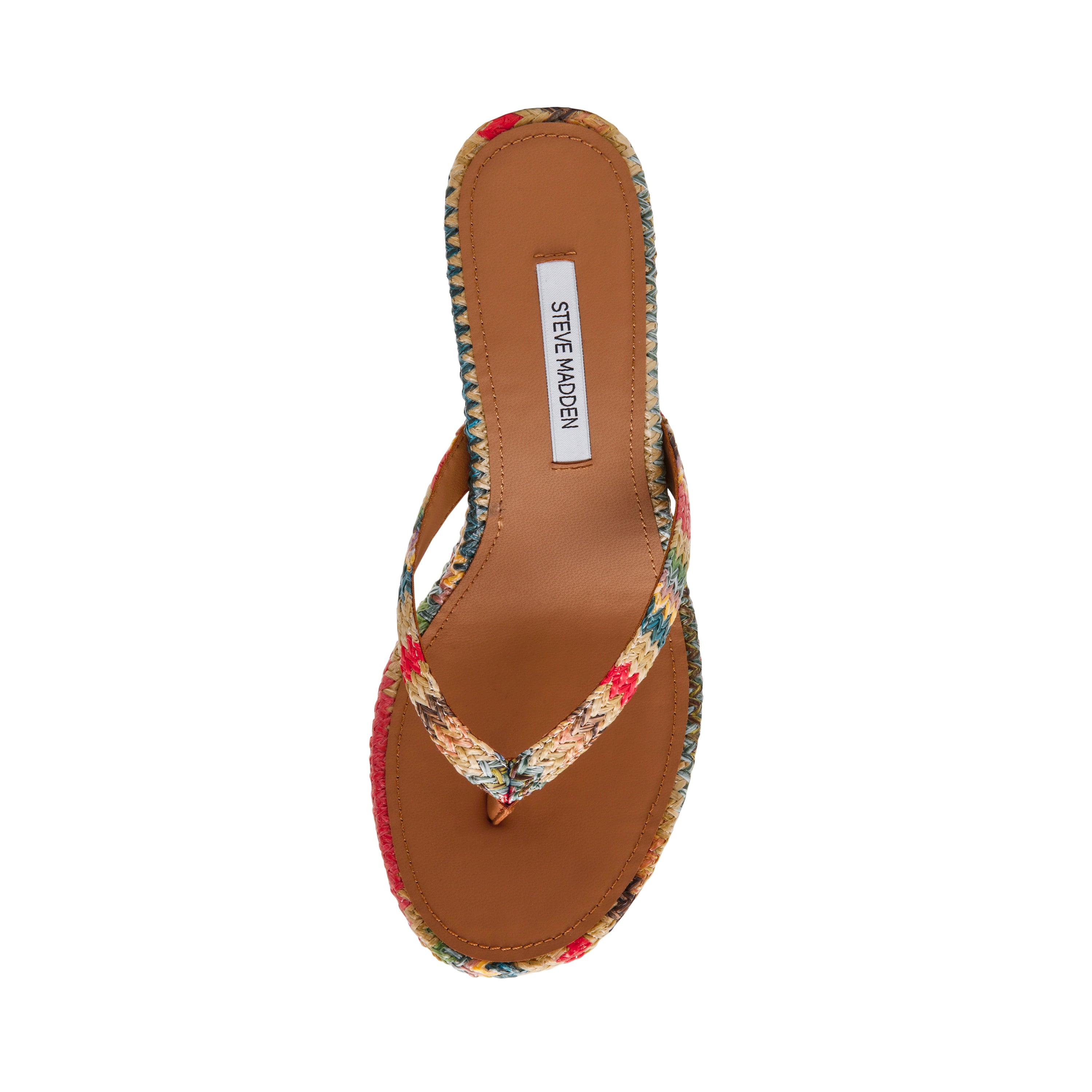 Steve Madden Playing sandales compensées multicolore toile