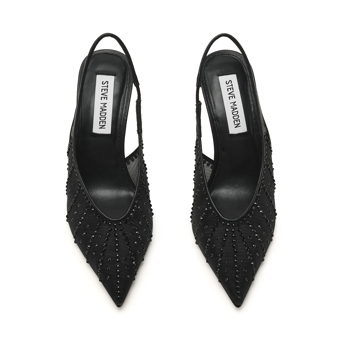 Steve Madden Aaisha escarpins maille noire 8 cm
