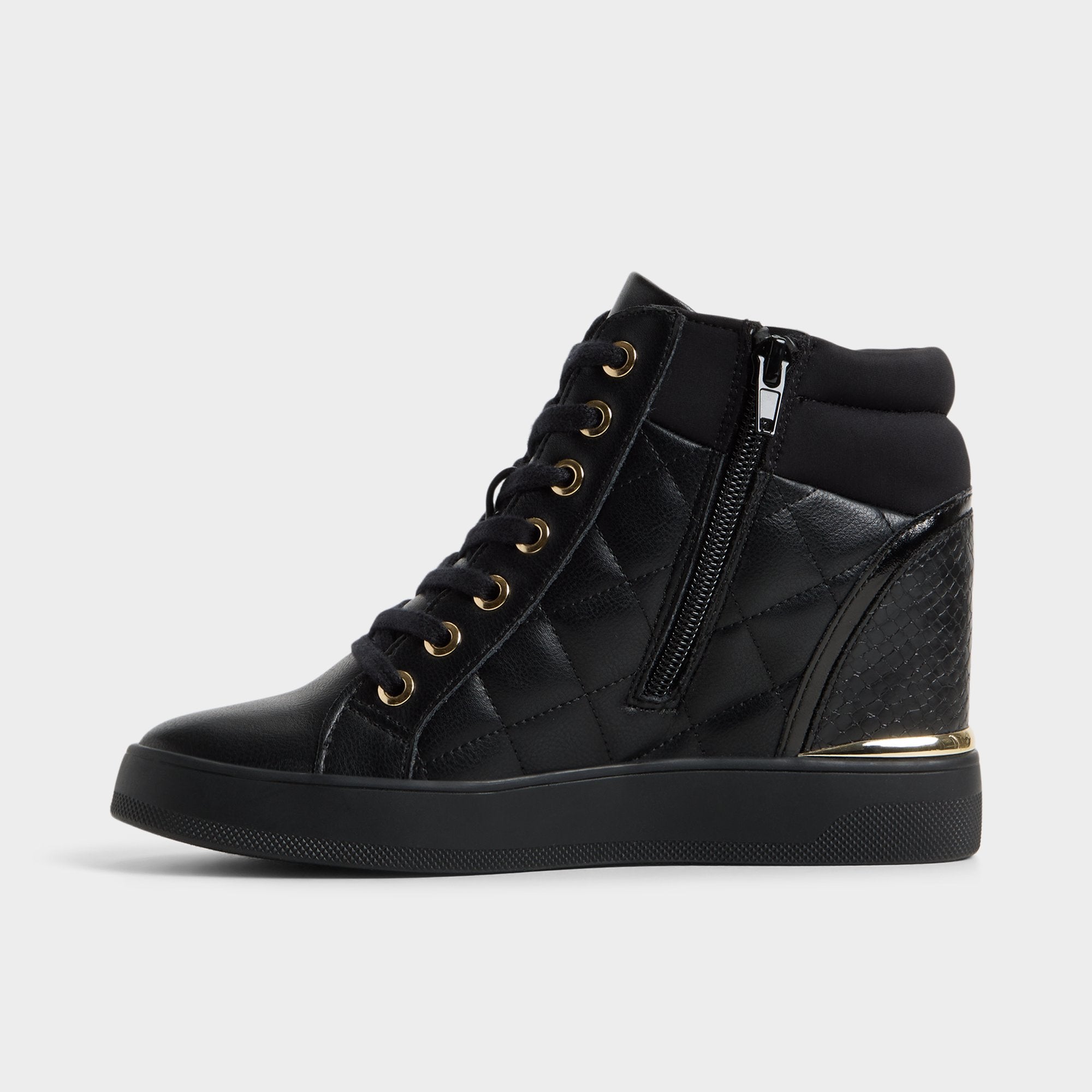 Aldo Ailannah baskets compensées femme cloutées
