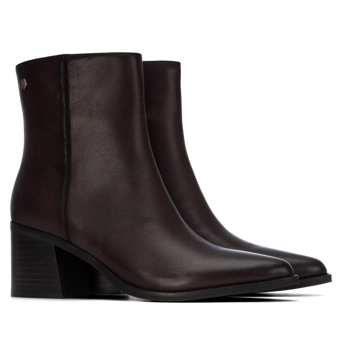 Carmela 16413302 bottines femme marron cuir talon
