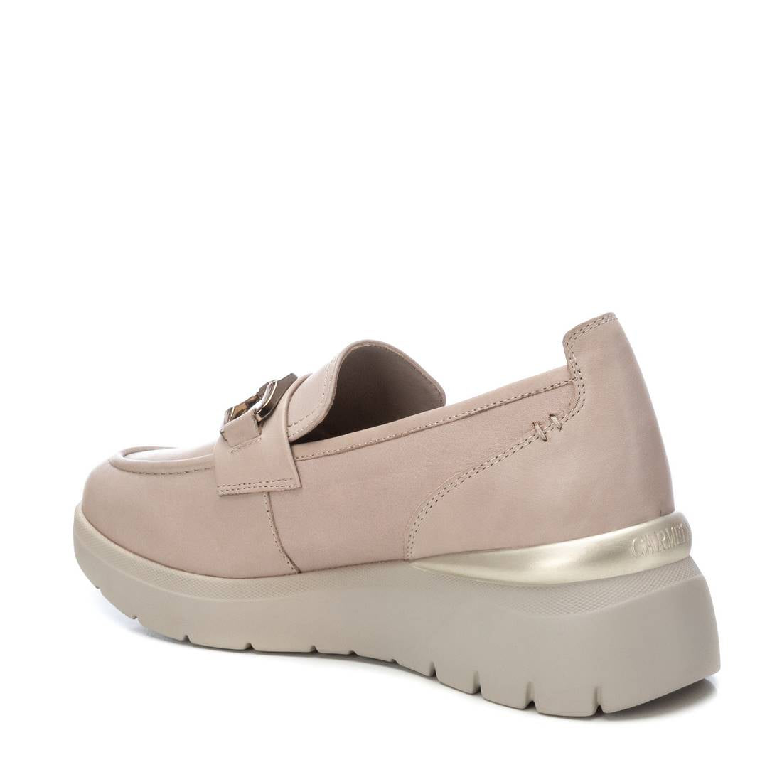 Carmela 16183702 mocassin cuir blanc semelle sport