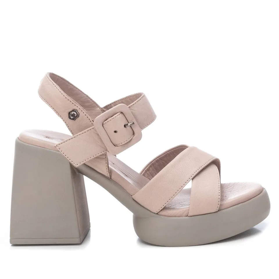 Carmela 16079302 sandales cuir blanc talon 9 cm