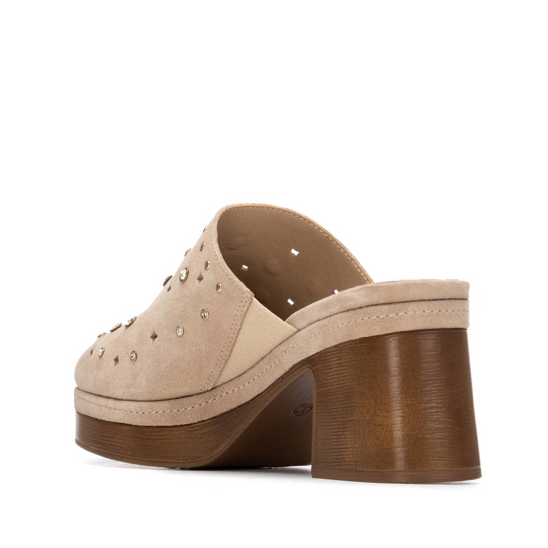 Carmela 16325602 sabot beige talon 8 cm serraje