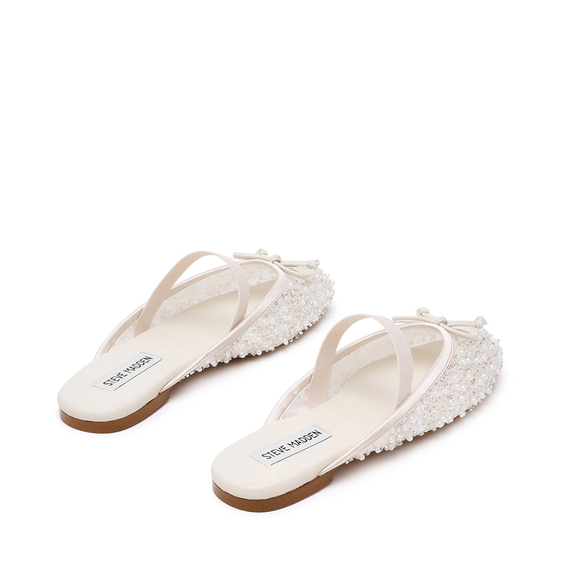 Steve Madden Cutesy-SEQ ballerine ivoire tissu sans lacet