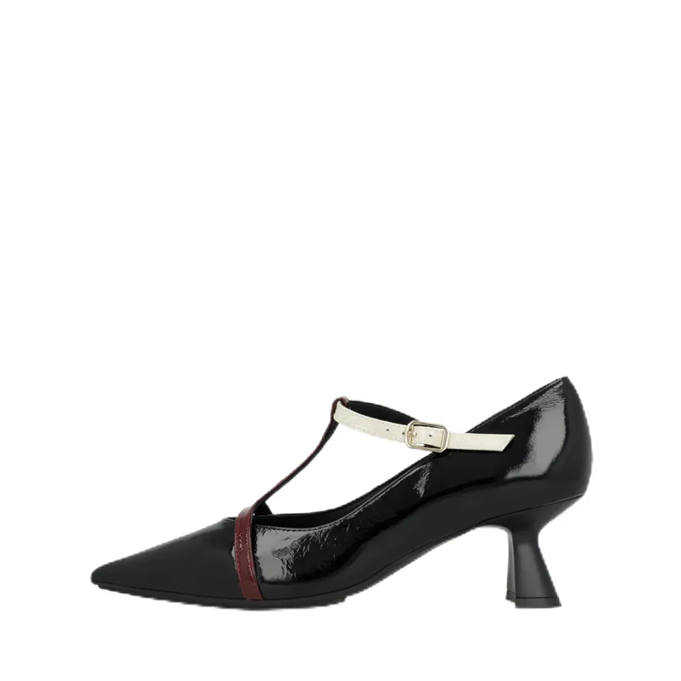 LODI KAL5577 escarpins noirs cuir véritable