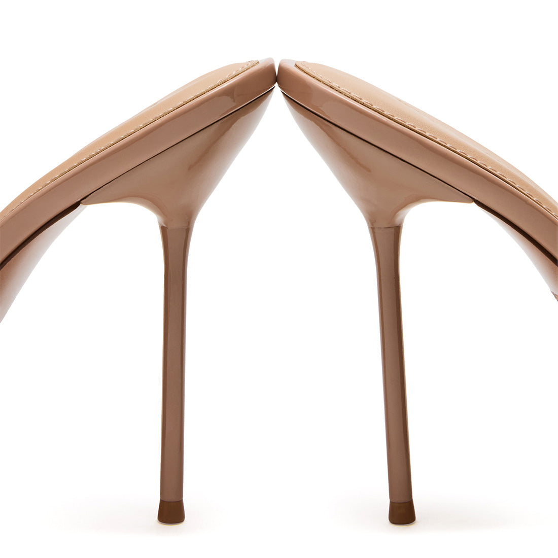 Steve Madden Davina sandales verni beige talon 10 cm