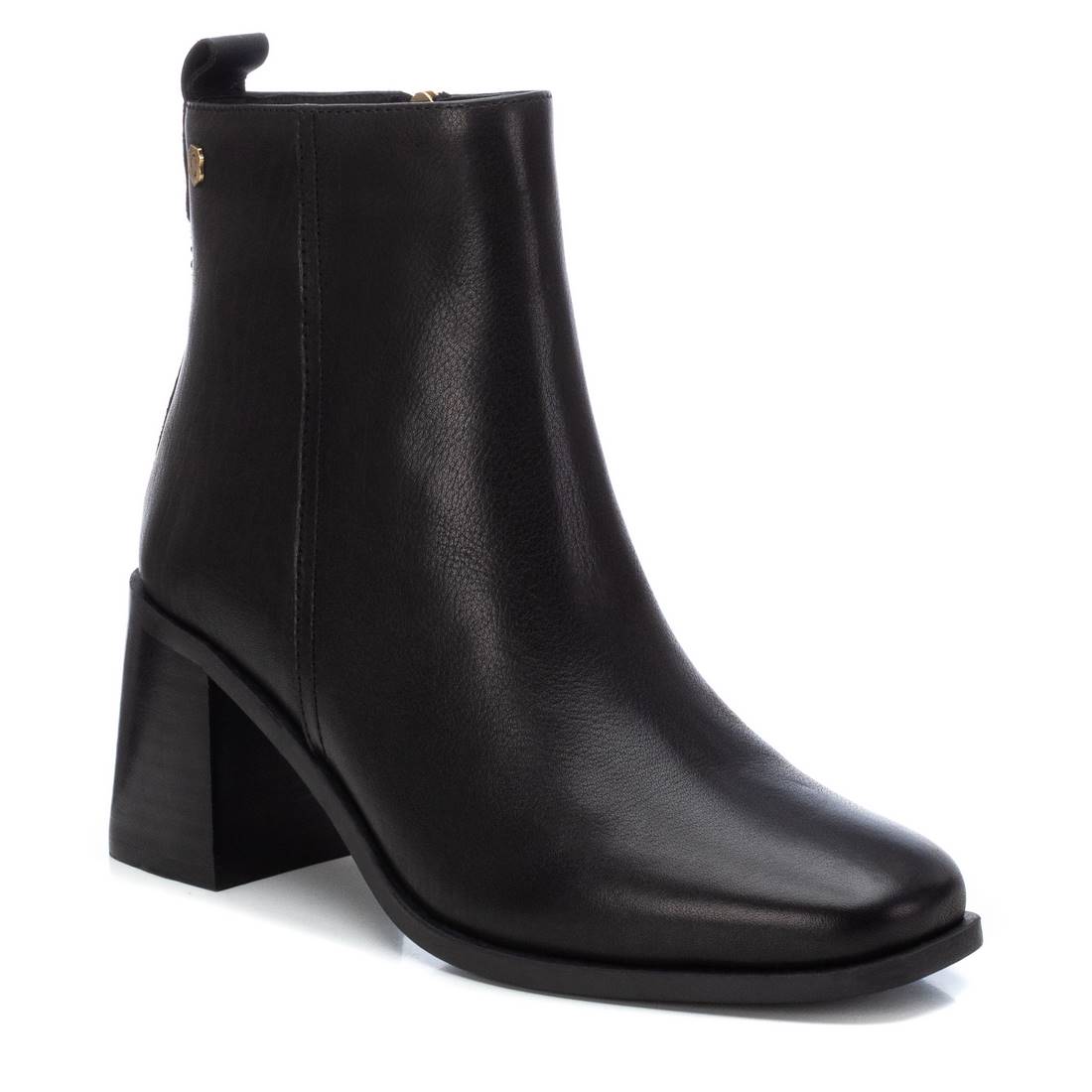 Carmela 16122801 bottines cuir noir talon 7 cm