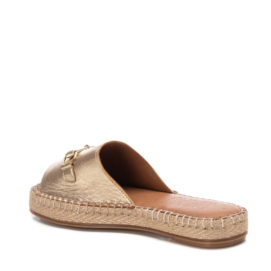 Carmela 16075501 sandales cuir doré yute