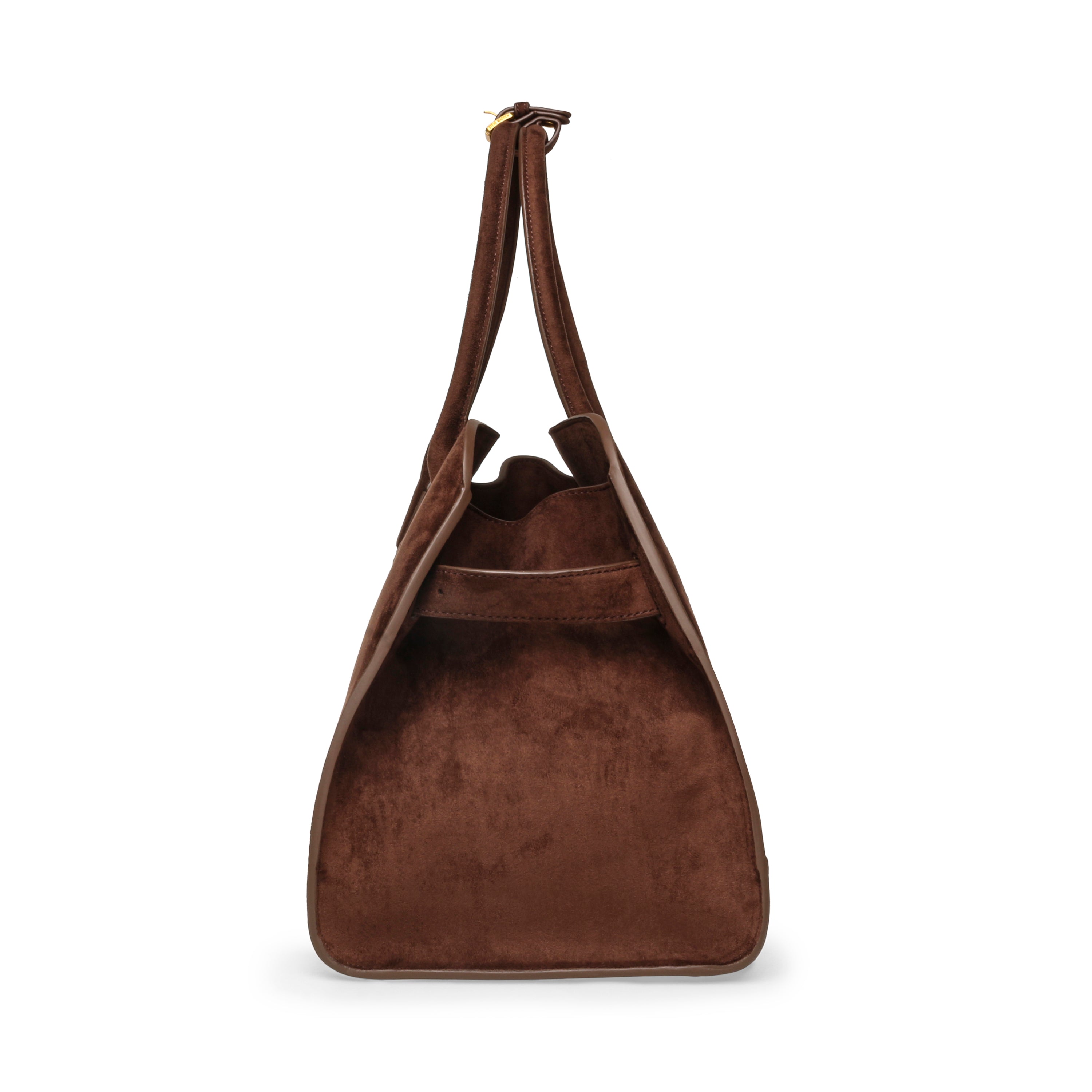 Steve Madden Bryleigh sac chocolat doré tissu