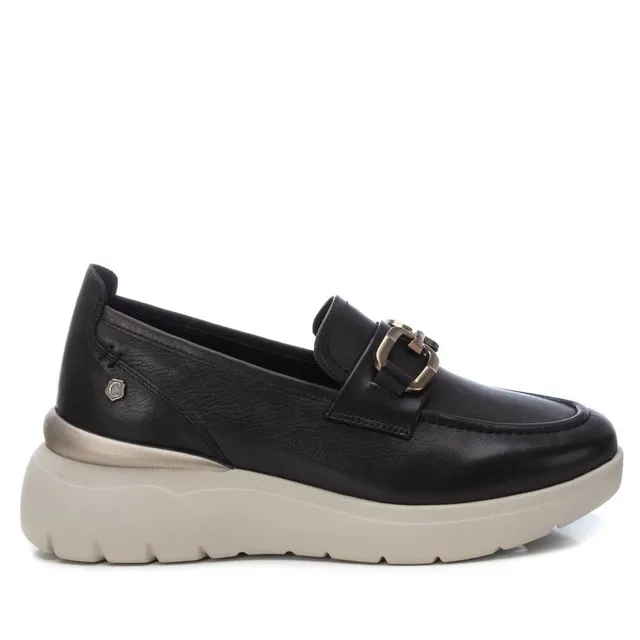 Carmela 16183701 mocassins cuir noir semelle sport