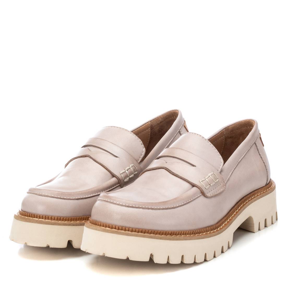 Carmela 16130904 mocassins femme cuir marron plats