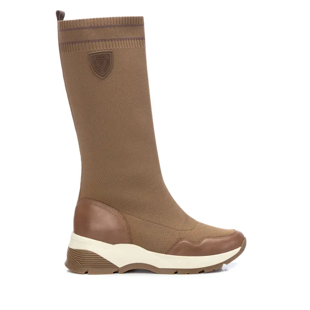 Carmela 16035402 basket montante textile marron hiver