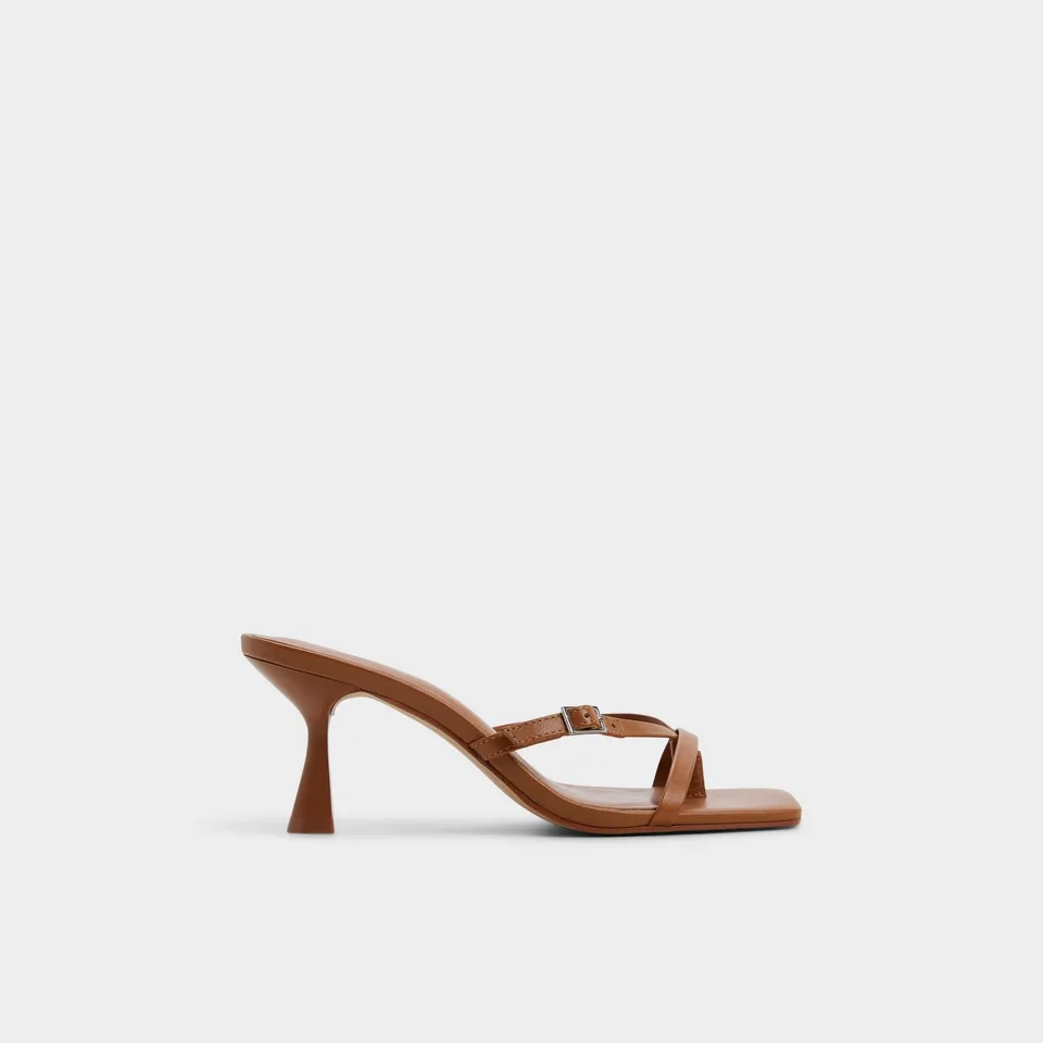 ALDO Gannever sandales à talon cuir caramel