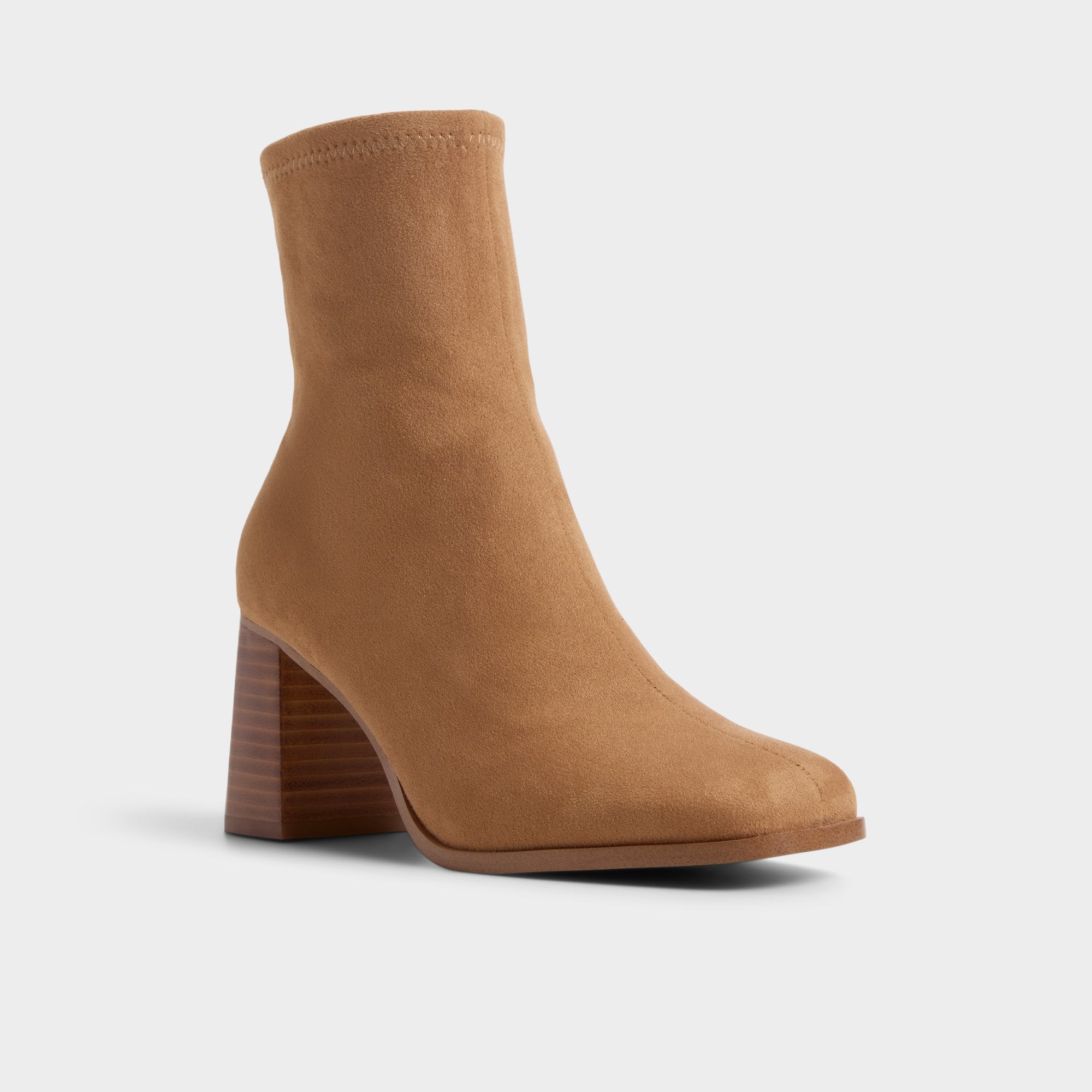 ALDO Marlo bottines daim marron talon