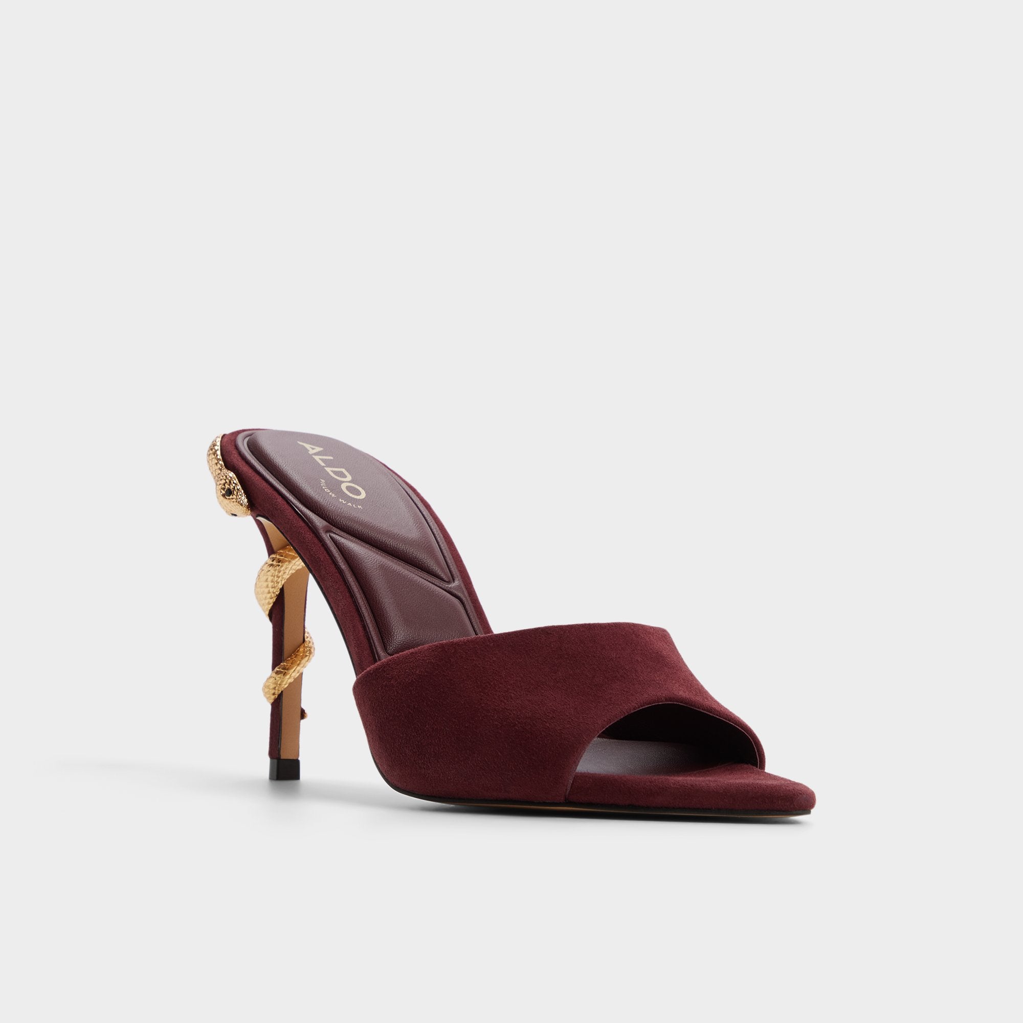 ALDO Seashella escarpins serpent bordeaux