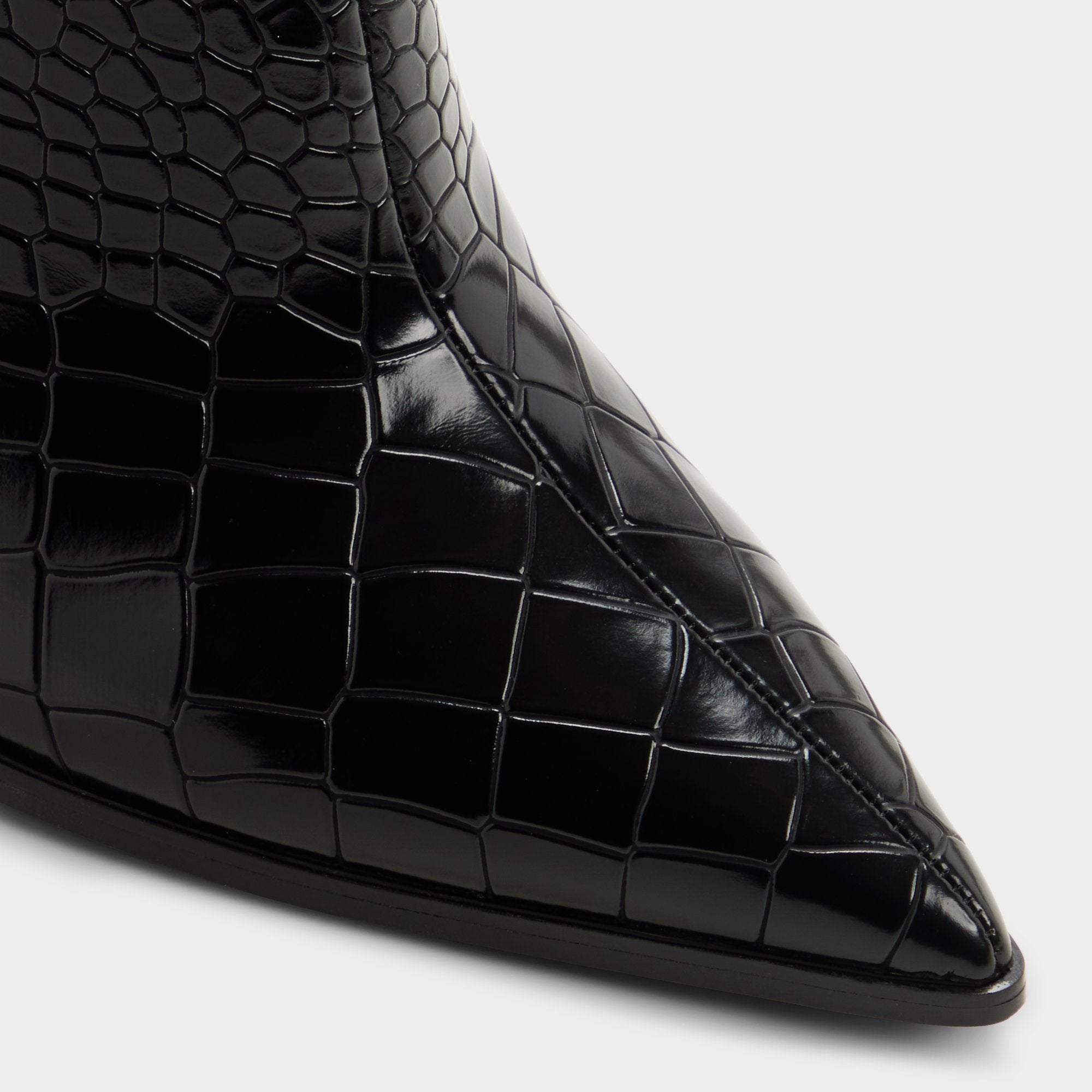 ALDO Alabrenda botte haute noire talon confort
