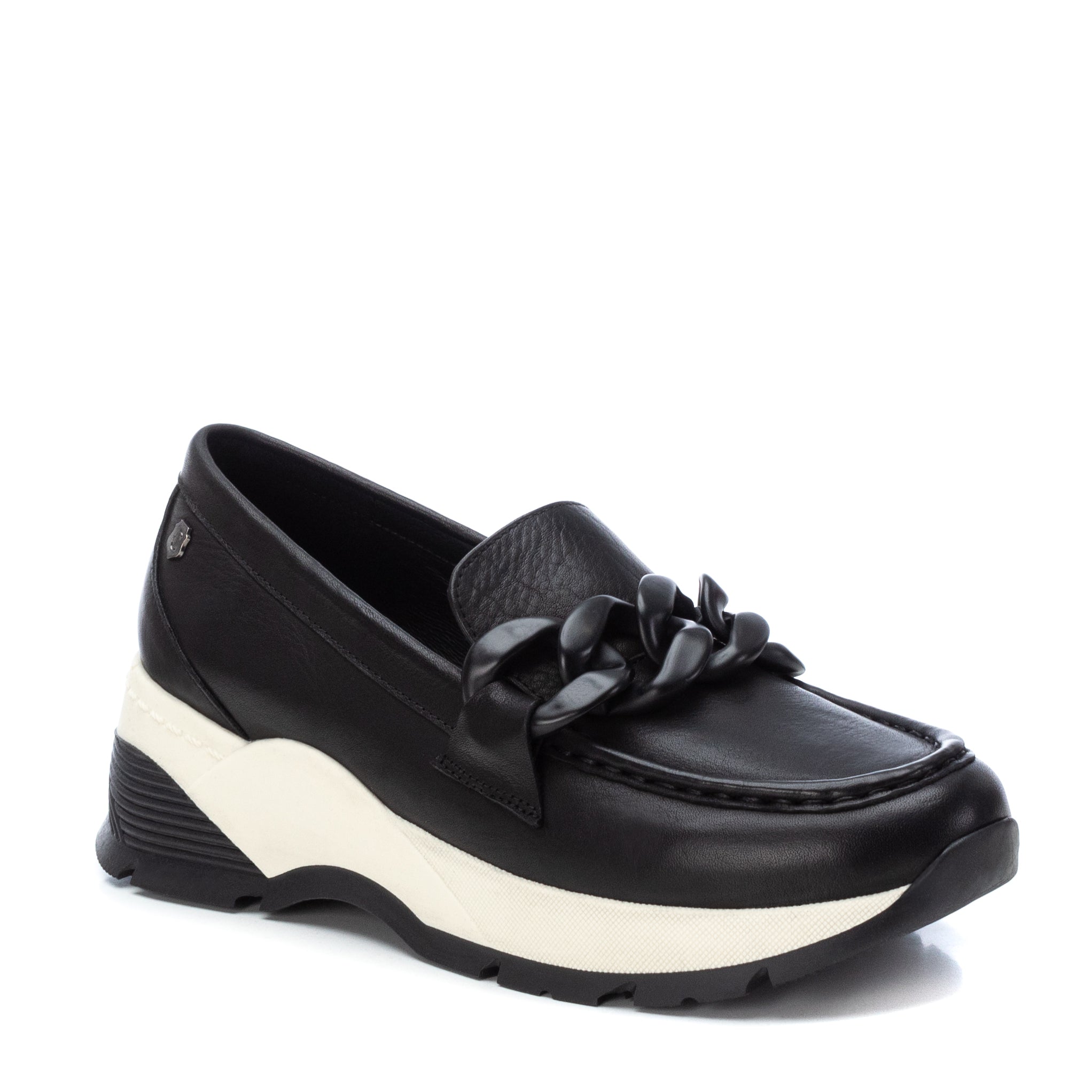 Carmela 160370 16037002 mocassin cuir noir
