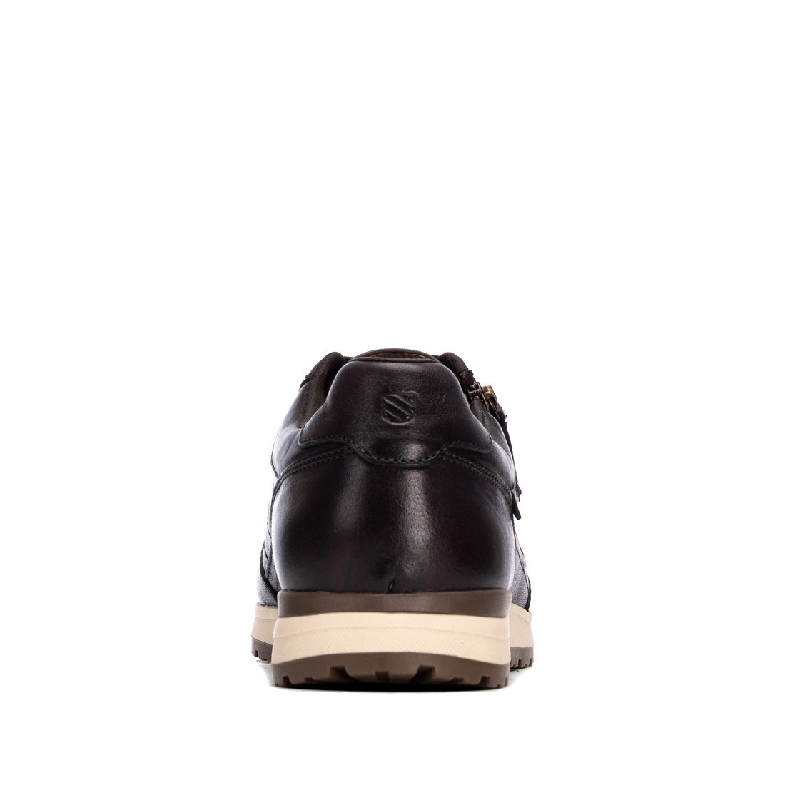 Carmela 16420802 baskets homme cuir marron zippées