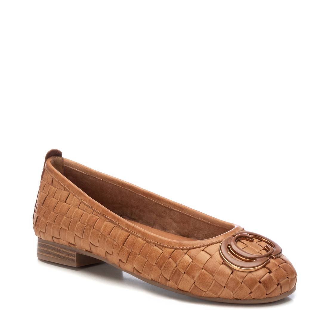 Carmela 16216901 ballerines cuir camel plates