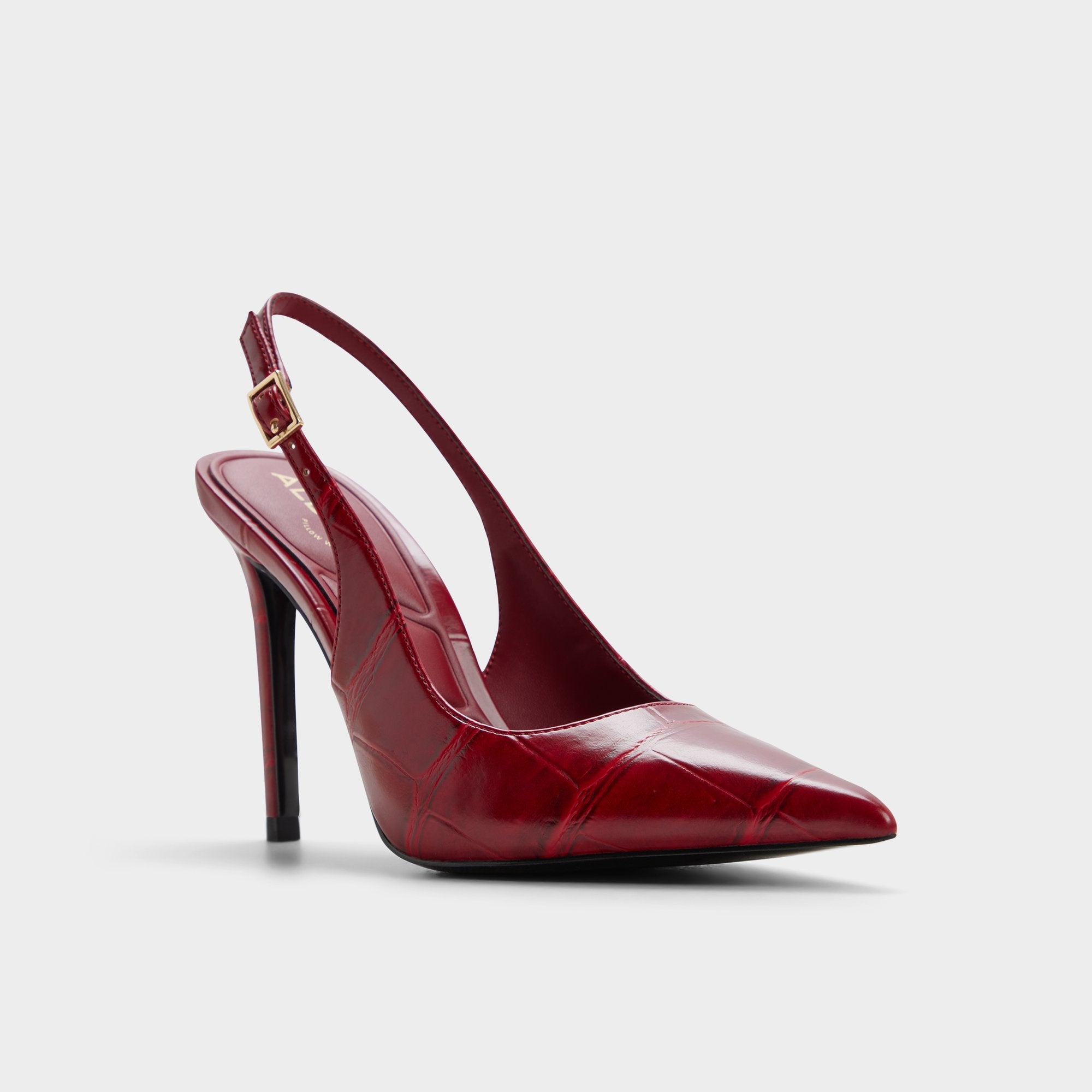 ALDO Stessysling 2.0 escarpins rouge croco