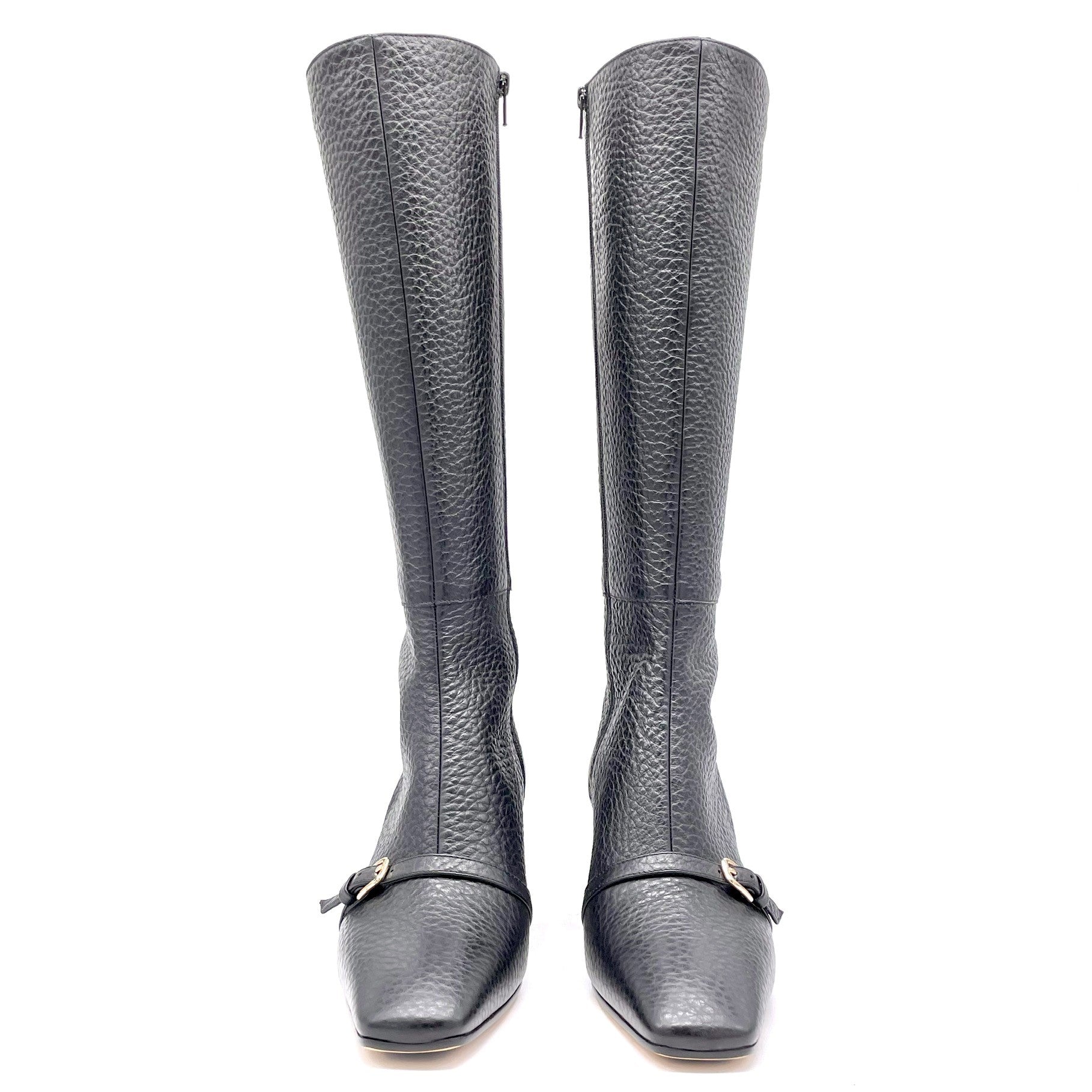 Elata 51517_3 bottes cuir noir talon 6 cm