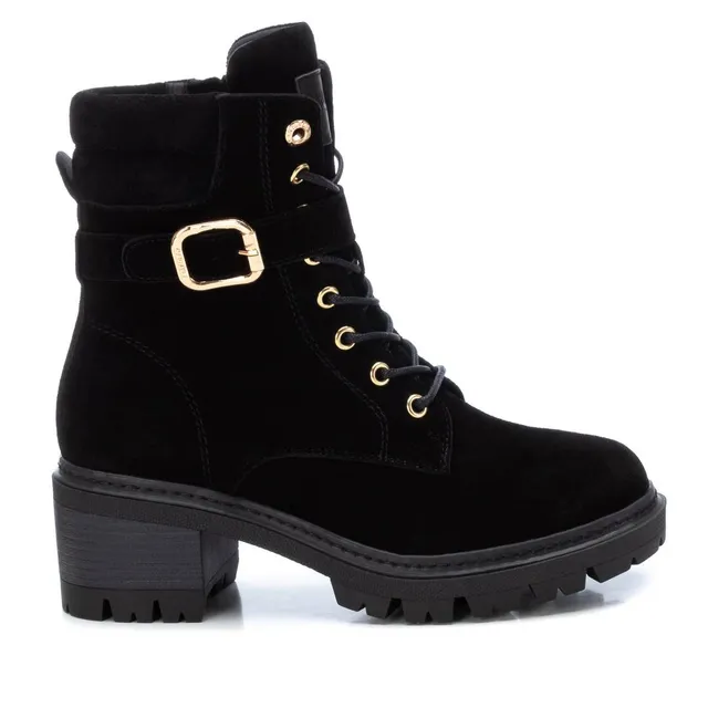 Carmela 16104901 bottines cuir noir talon 6 cm