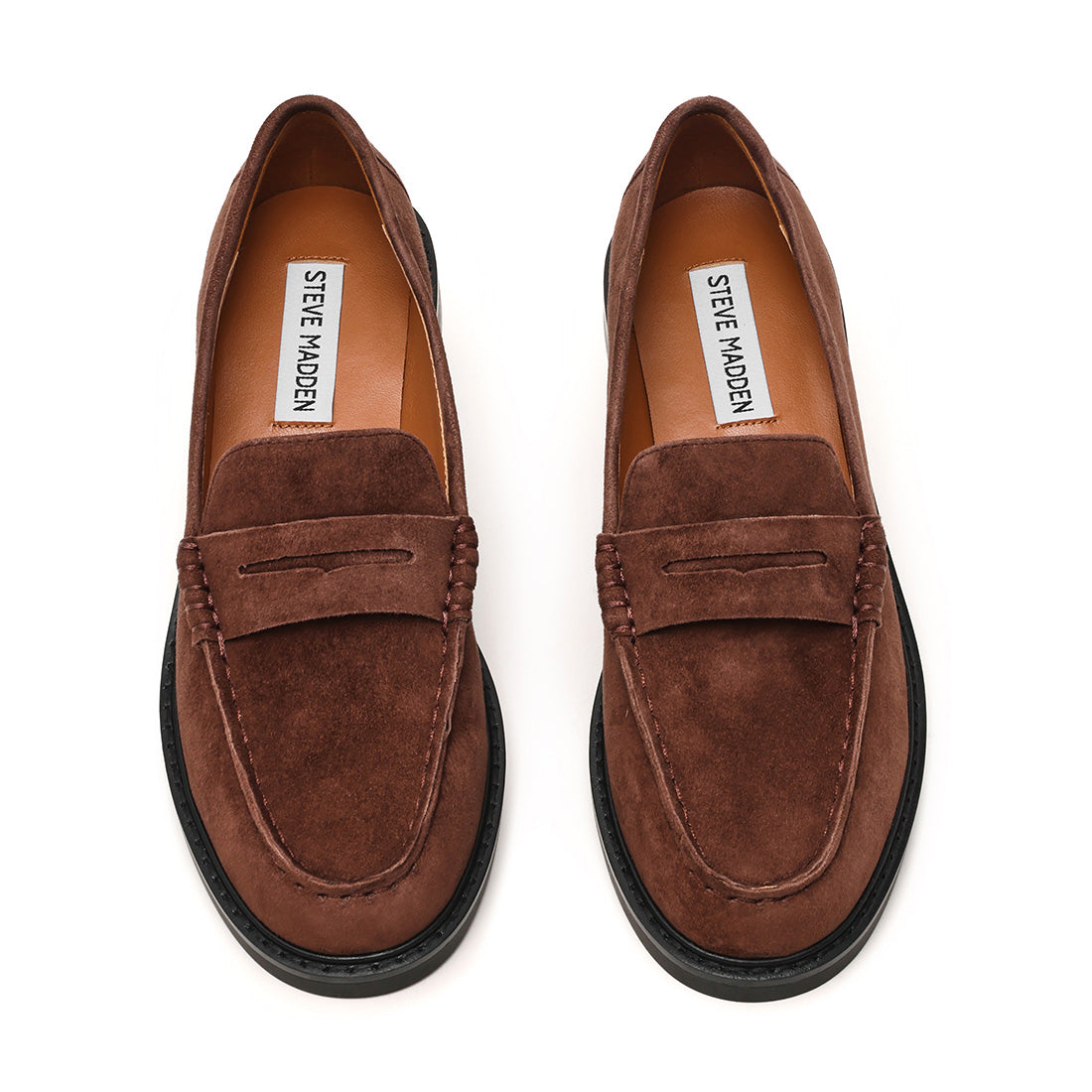 Steve Madden Adison mocassin suède marron