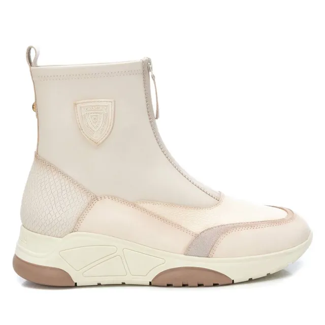 Carmela 16098601 basket montante femme blanc cuir véritable