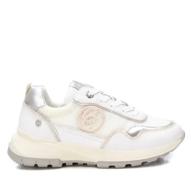 Carmela 16146902 sneaker cuir blanc à lacets