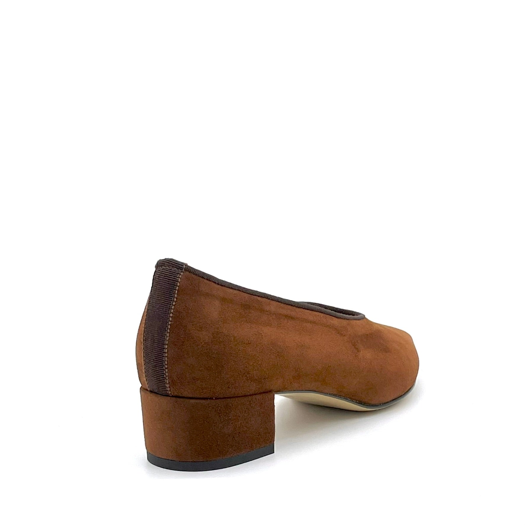 Elata 56511 escarpins daim cognac talon 3,5 cm pointure 37