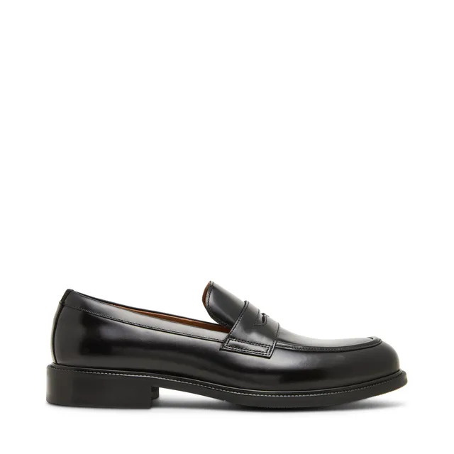 Steve Madden Auburn mocassins homme cuir noir