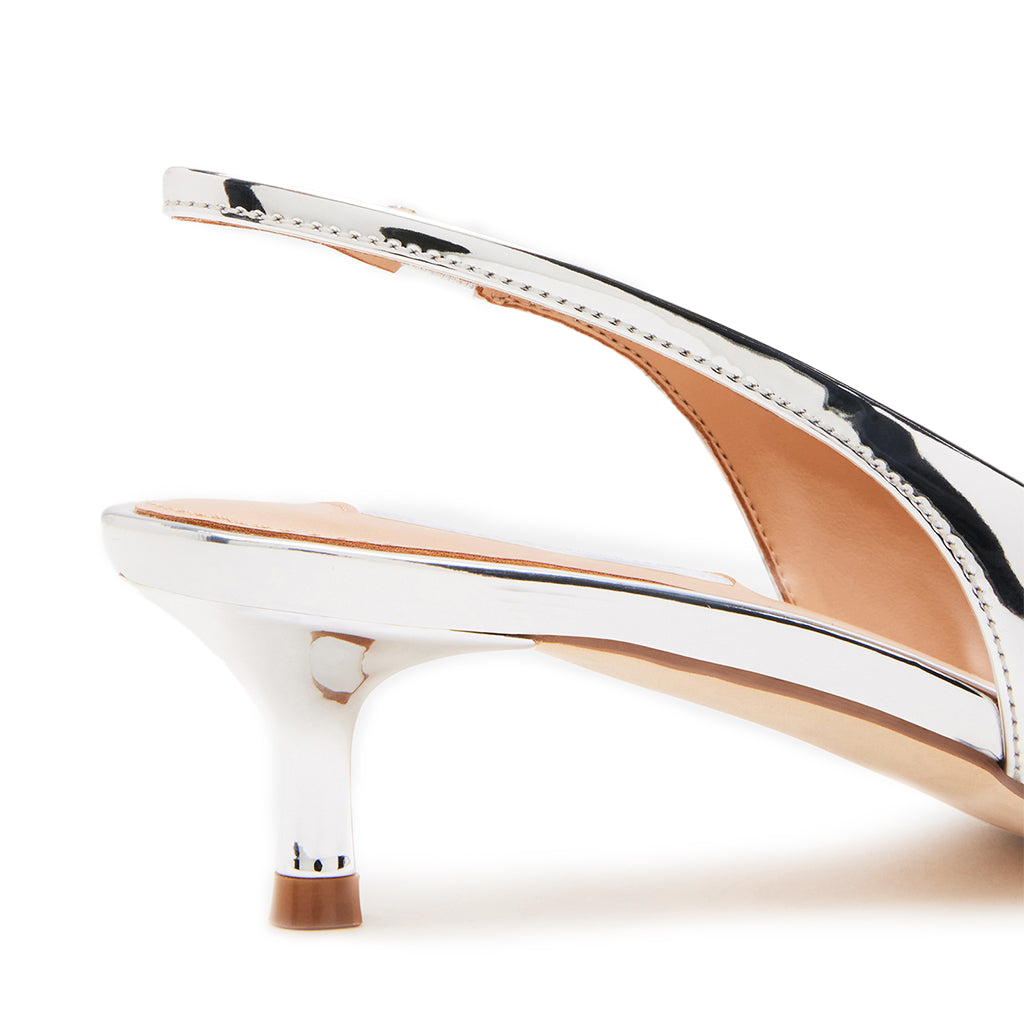 Steve Madden Kari mules argent petit talon 4,5 cm