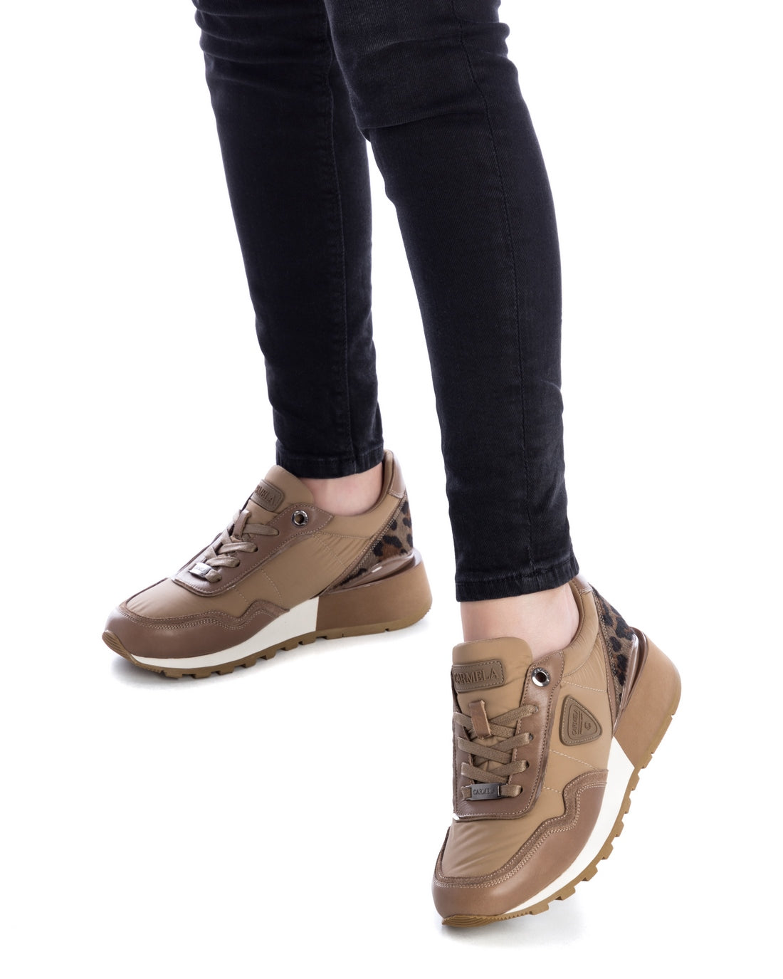Carmela 160137 16013704 sneaker marron animal print