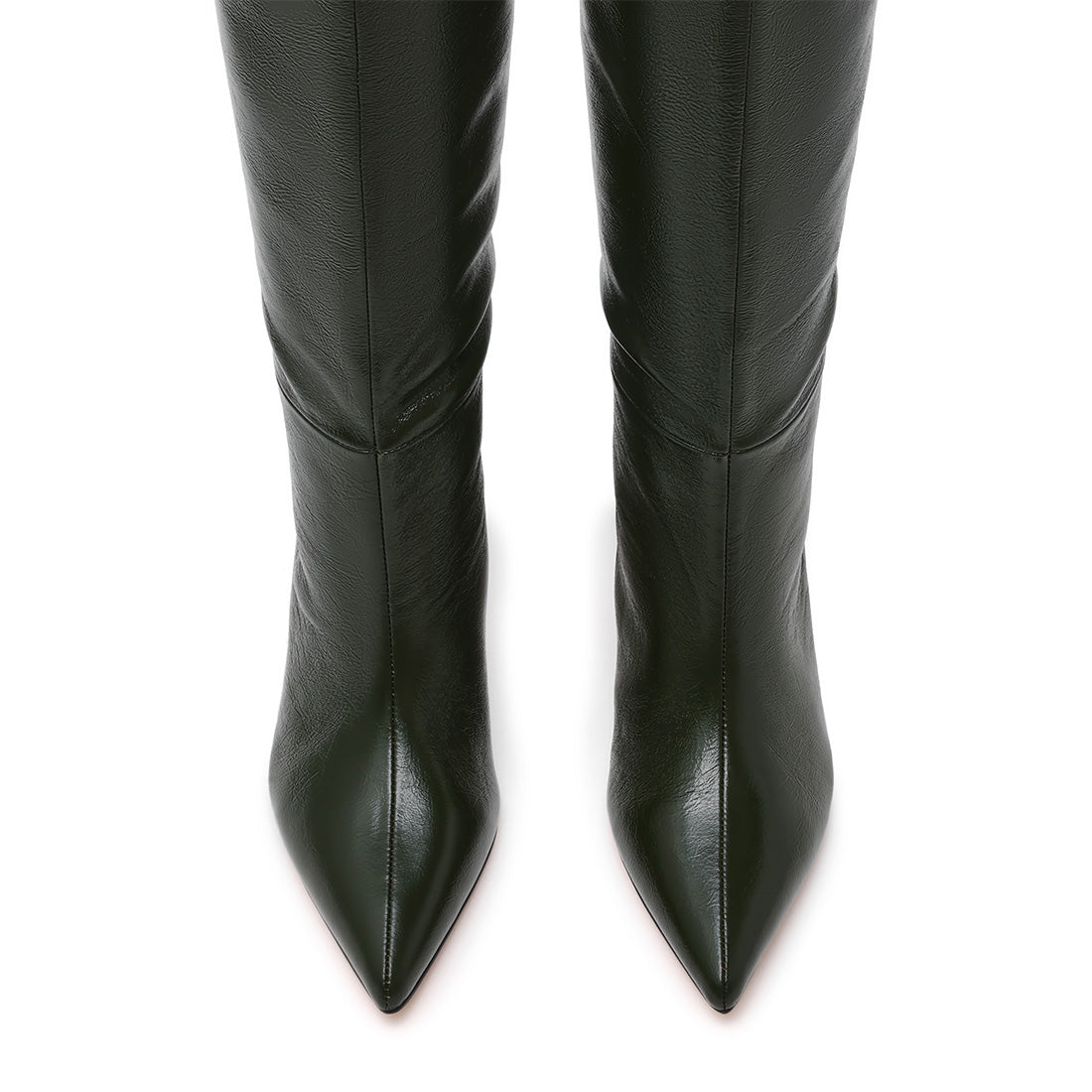 Steve Madden Lavan bottes cuir vert hautes