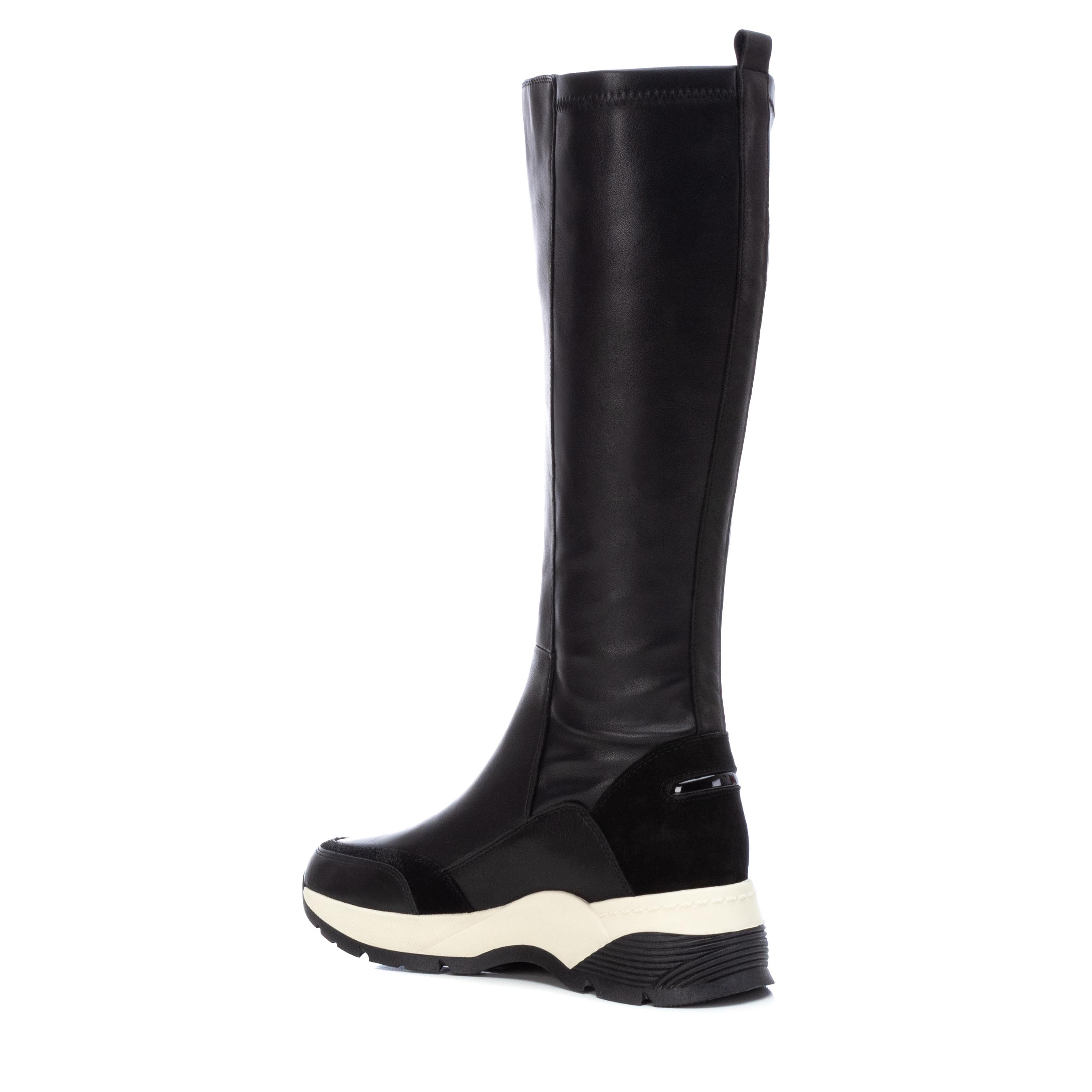 Carmela 16031401 baskets montantes cuir noir