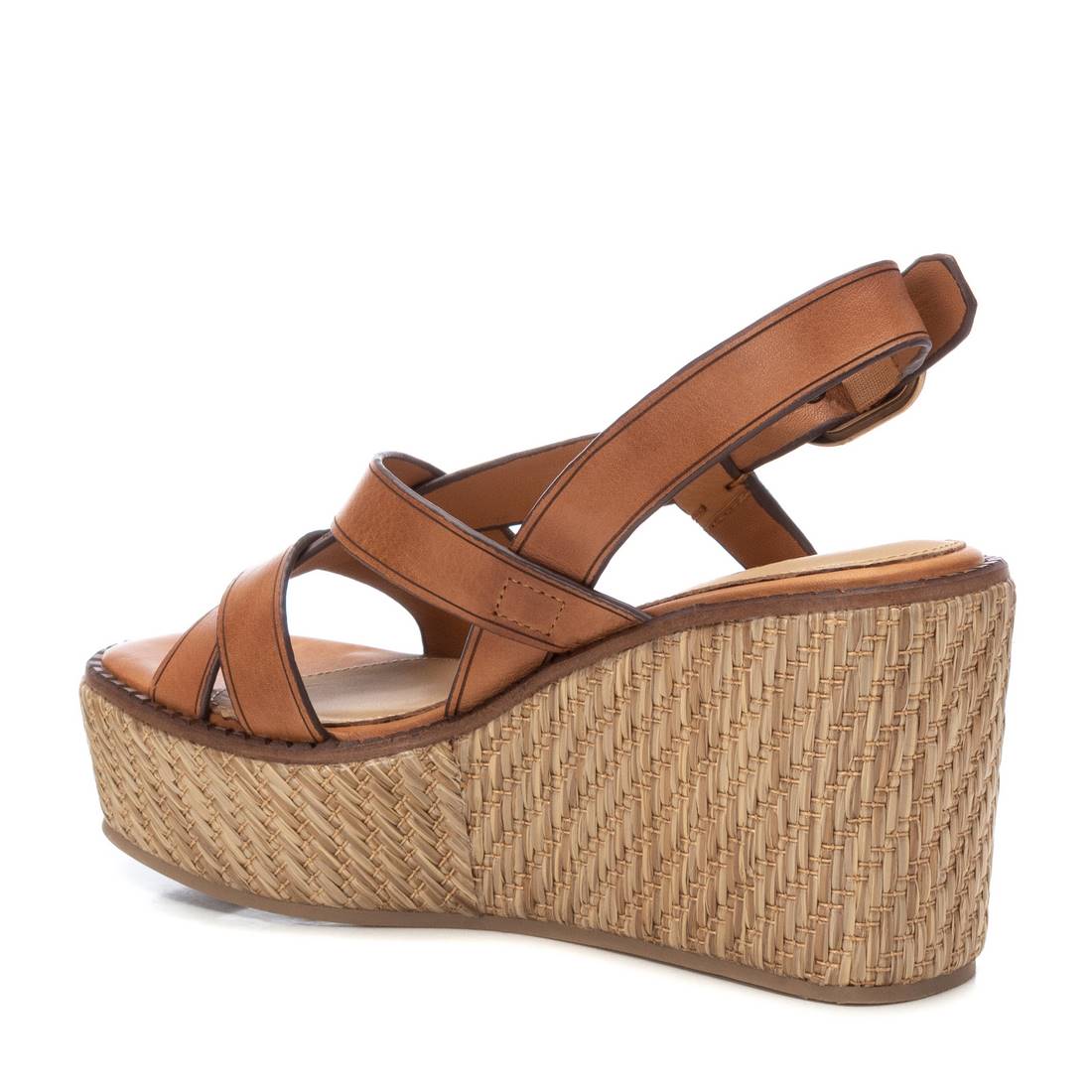 Carmela 16154602 sandale femme marron cuir compensée 9 cm