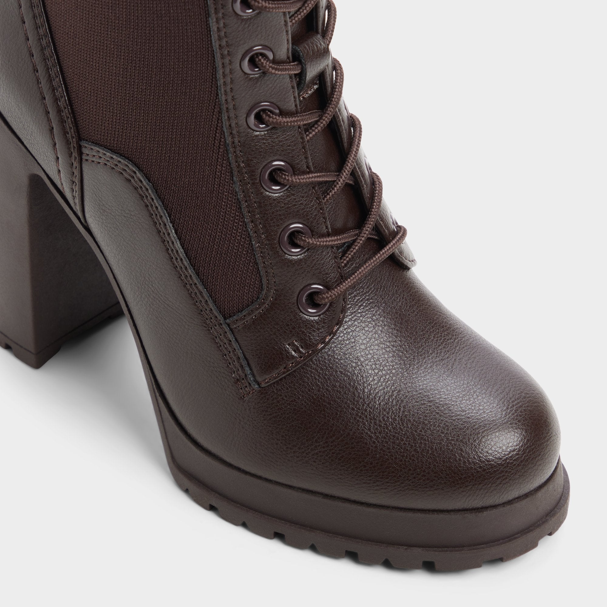 ALDO Rebellious bottines marron talon habillé