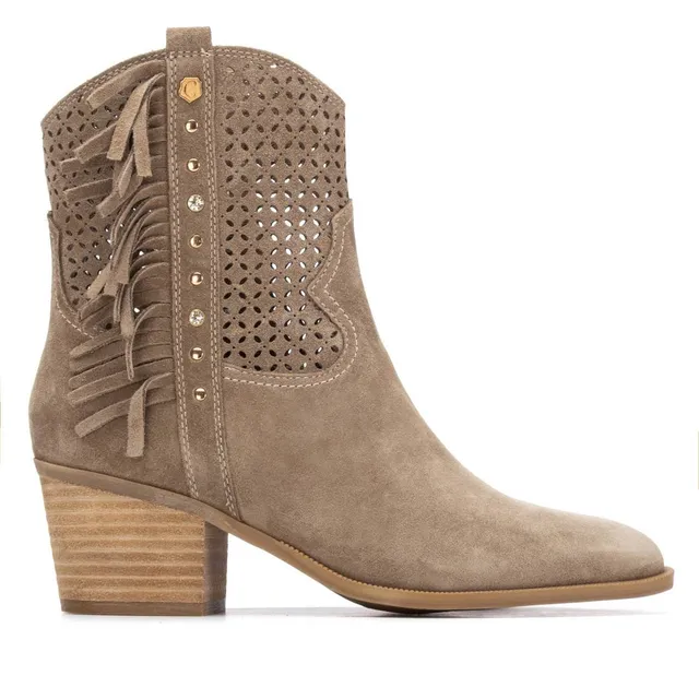 Carmela 16315001 bottine femme taupe talon 6 cm
