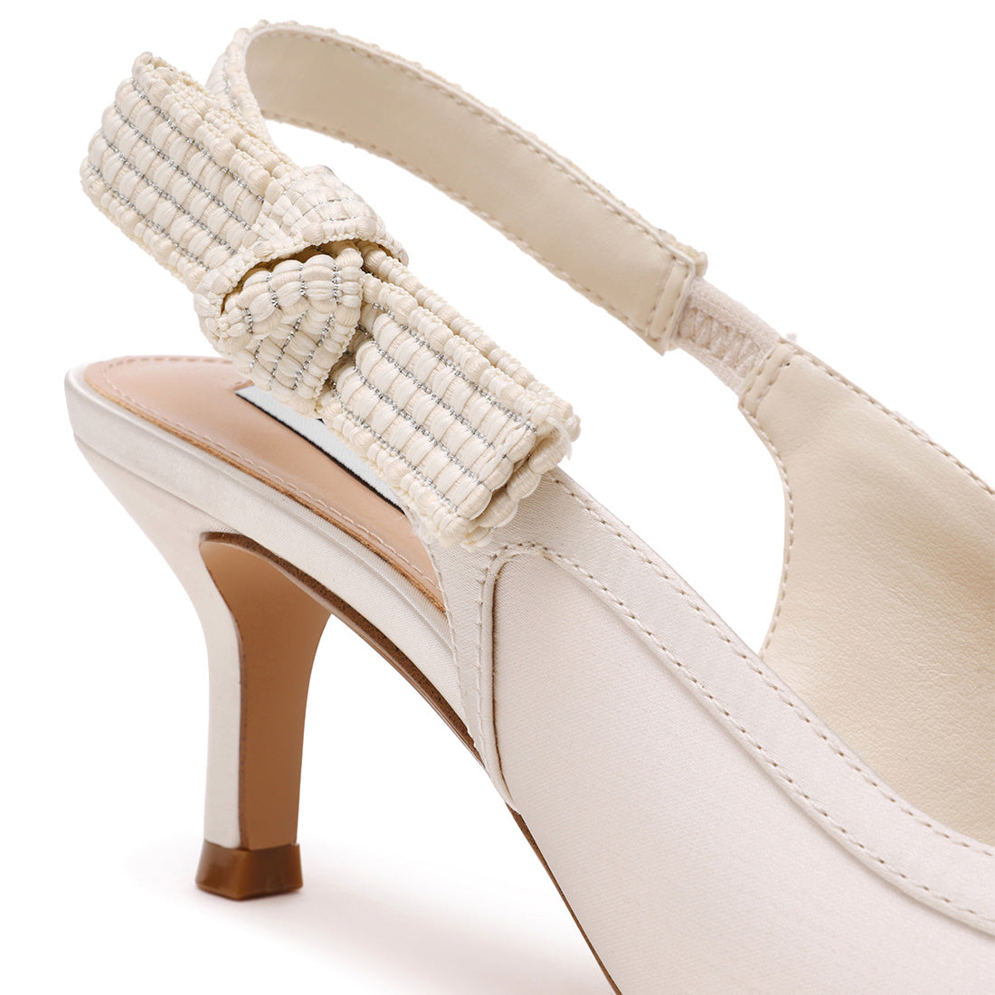 Steve Madden Ensemble escarpins ivoire satin talon 7 cm