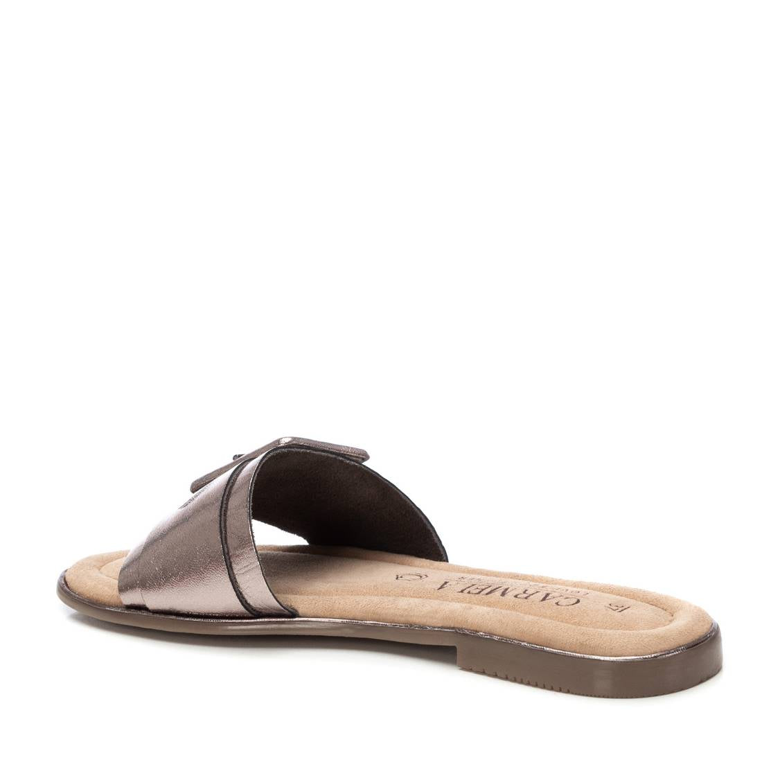 Carmela 16240603 sandale cuir gris plat