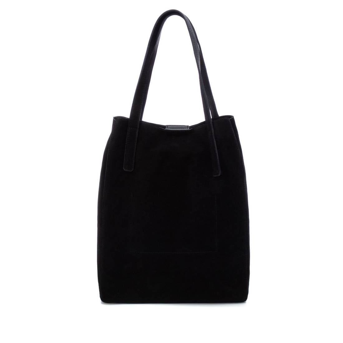 Carmela 186022 18602201 sac shopper suède noir 37 cm