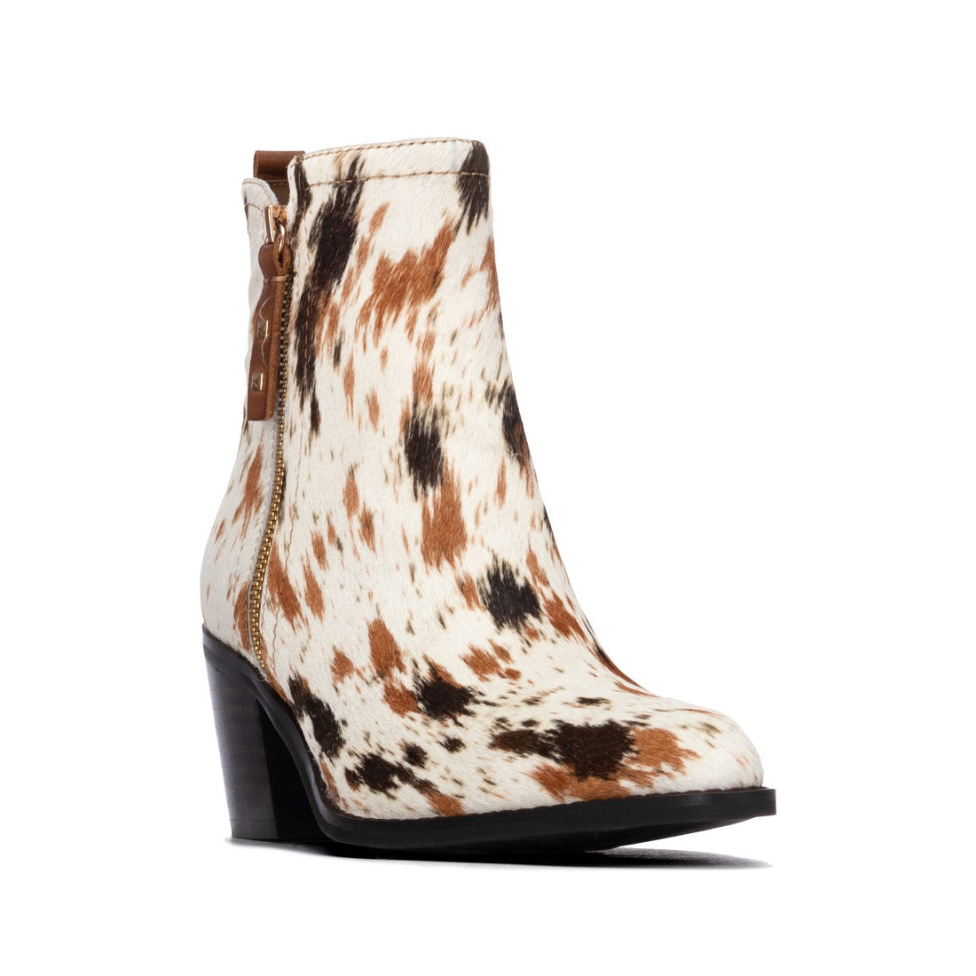 Carmela 16438602 bottines cuir marron léopard