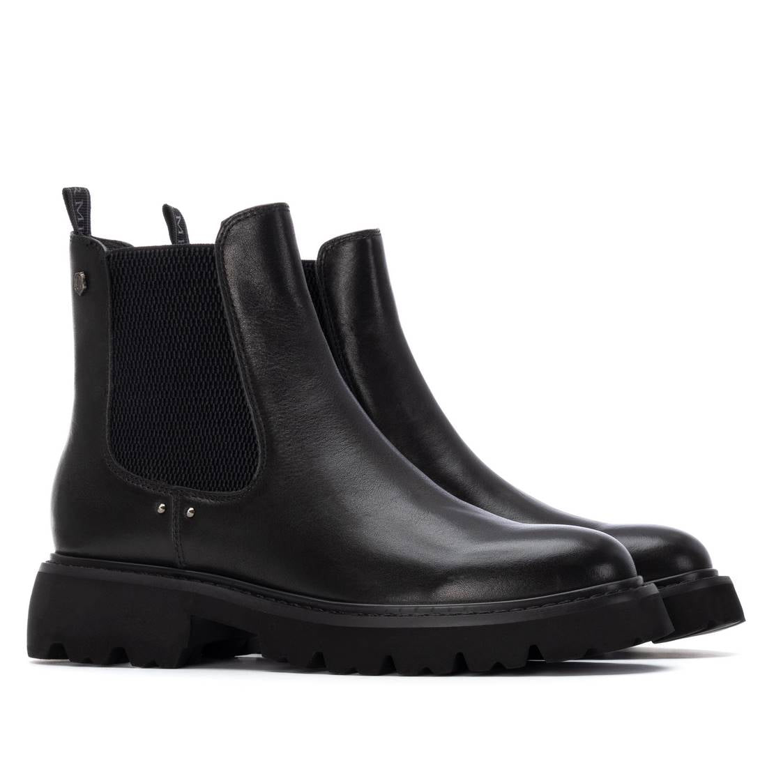 Carmela 16254602 bottines femme noires plates