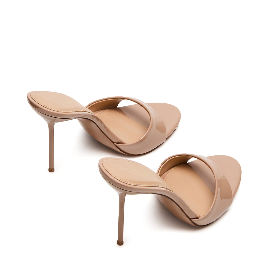 Steve Madden Davina sandales verni beige talon 10 cm