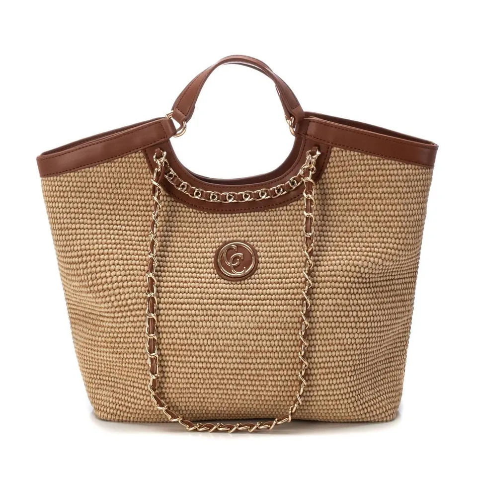 Carmela 18607702 sac femme raphia marron 30x39x10 cm