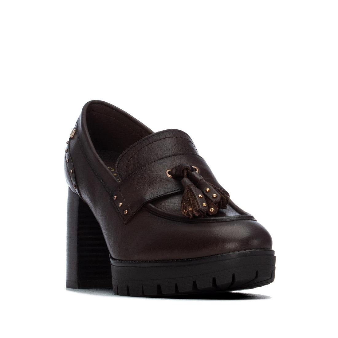 Carmela 16428103 escarpins cuir marron à talon