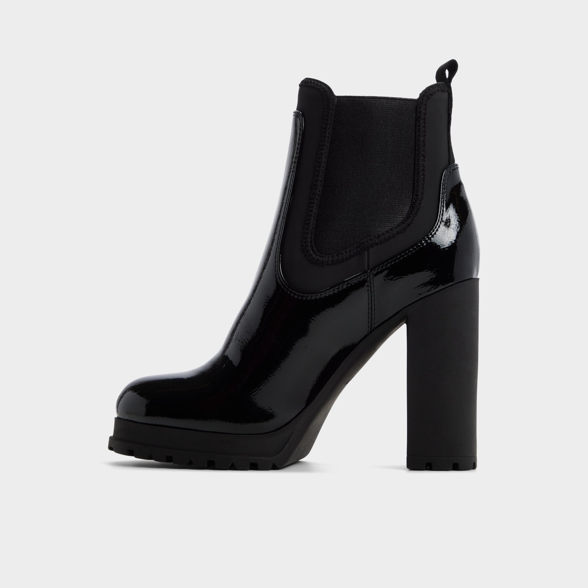 ALDO Bold bottines Chelsea vernies talon